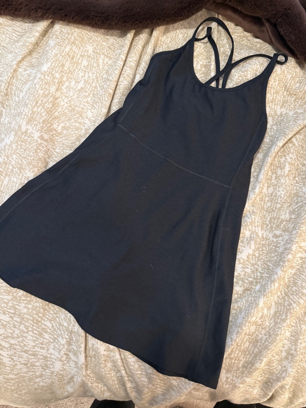 Old Navy Black Strappy Athletic Dress